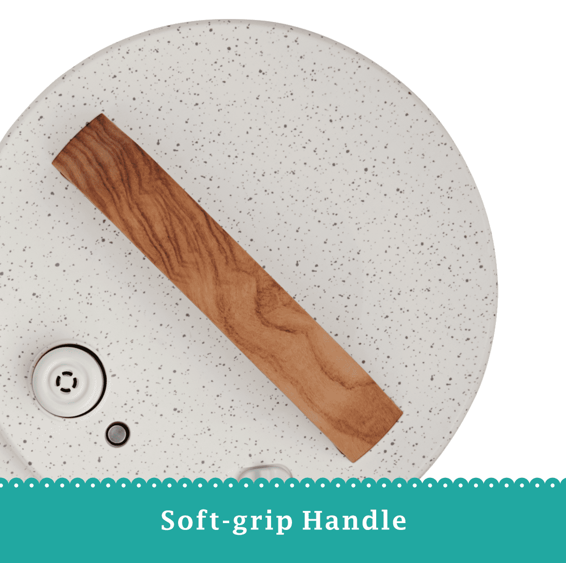 The Pioneer Woman Linen Speckle 6-Quart Pressure Cooker with Touch Control Display