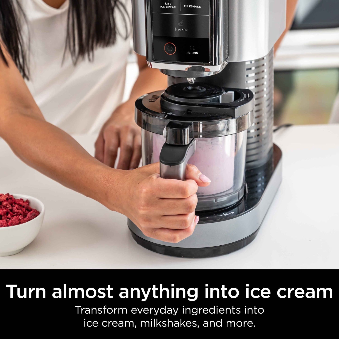 Ninja™ CREAMi™ Ice Cream Maker, 5 One-Touch Programs, with 2 Pints Included, Walmart Exclusive