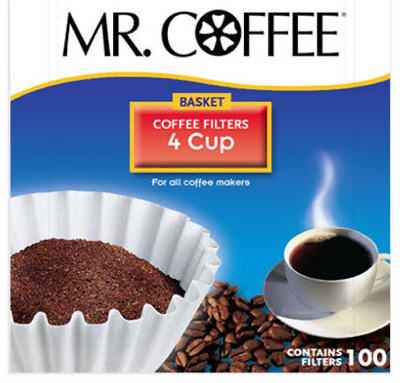 4-Cup Coffee Filters, 100-Count