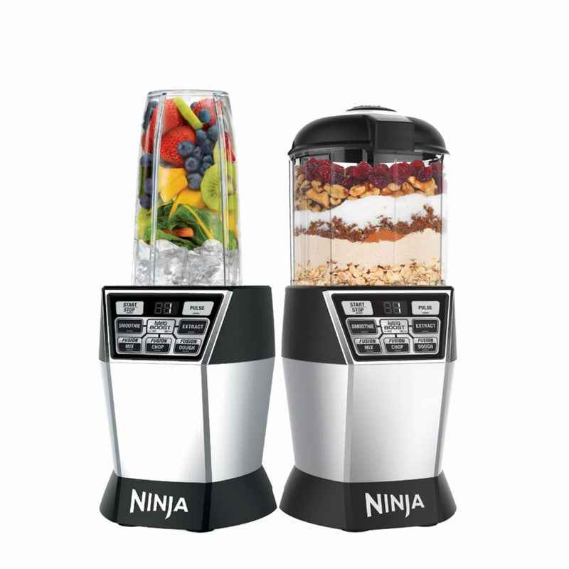 Ninja Nutri Ninja Bowl Duo Silver Metal/Plastic Blender 4 cups 5 speed
