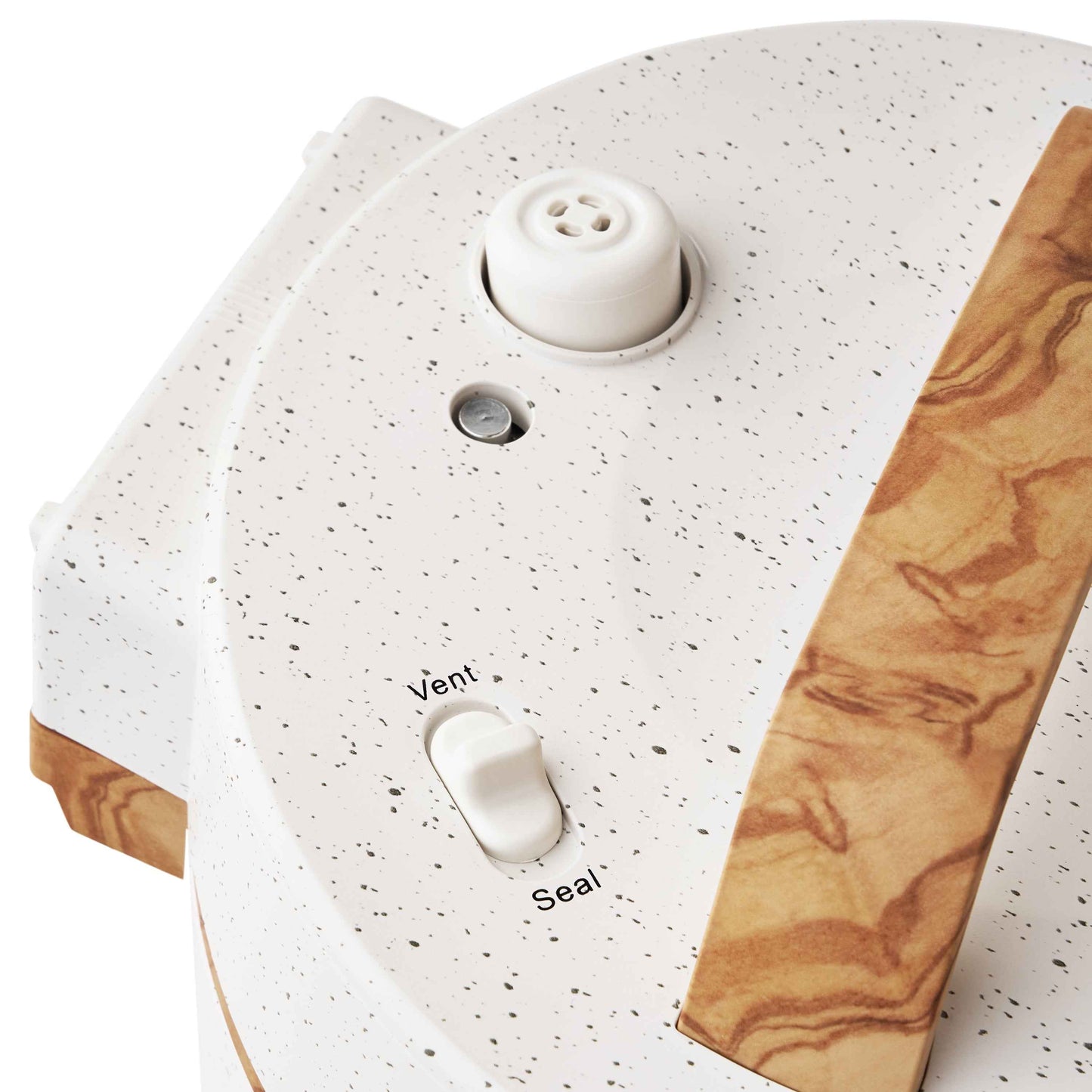 The Pioneer Woman Linen Speckle 6-Quart Pressure Cooker with Touch Control Display