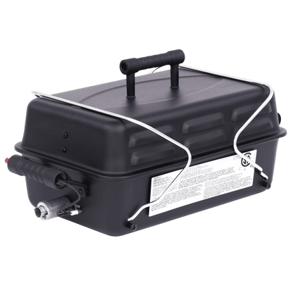 Charbroil 1-Burner Deluxe Portable Propane Gas Table Top Grill, Black