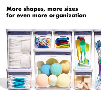 (2 pack) OXO Softworks POP Container - Big Square Medium 4.4 Qt