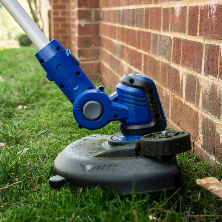 WILD BADGER POWER 20V Weed Wacker, Leaf Blower, Wheeled Edger Kit Electric with 2 * 2Ah Battery & Charger, String Trimmer, Lightweight, Adjustable Telescopic Shaft, Fast-Charging