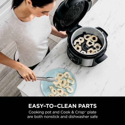 Ninja Foodi 10-in-1 5 Qt Pressure Cooker, Steamer, Bake, Broil, Dehydrate, Air Fryer, Non-Stick, FD101 Stainless Steel