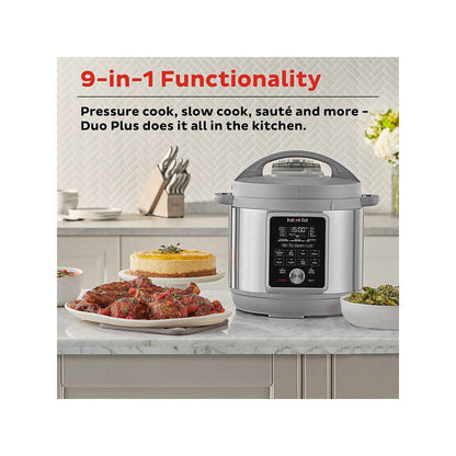 Instant Pot Duo Plus 6-quart Multi-Use Pressure Cooker with Whisper-Quiet Steam Release, V4