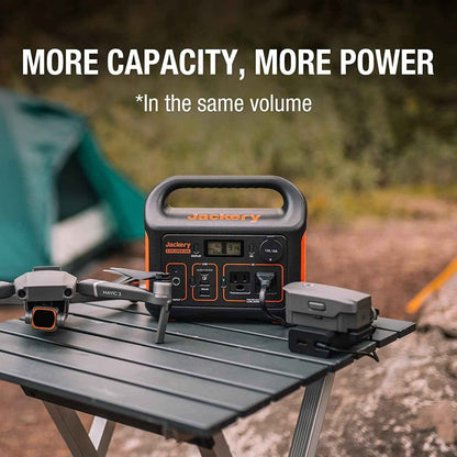 Jackery Explorer 290 Plus Portable Power Station with Automobile Battery Charging Cable