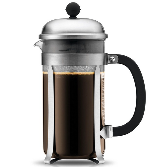 Bodum Chambord French Press Coffee Maker – 12 Cup – Chrome