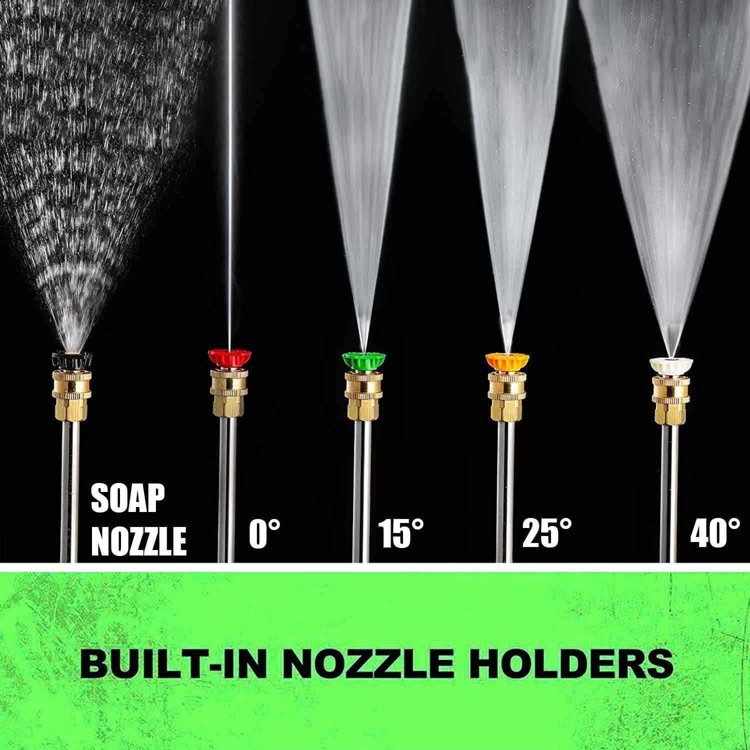 Huanherad Gas Pressure Washer 4200PSI 4.0GPM, 5 QC Nozzles 25ft Hose Power Washer with 0.5Gal Soap Tank, 212cc 7.0 HP Engine Power Washer, EPA/CARB/ETL Compliant