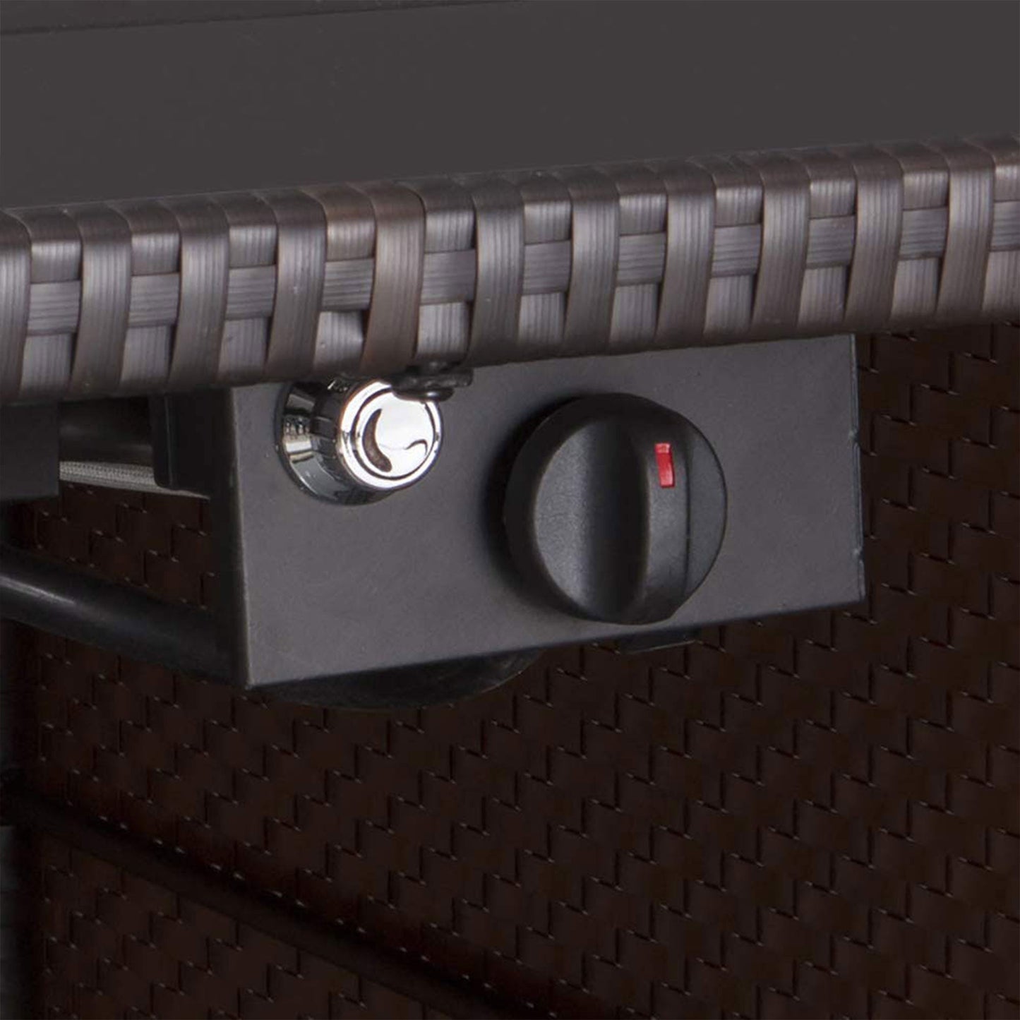 Endless Summer 40,000 BTU Rectangular LP Gas Outdoor Fire Pit Table, Brown/Black - Home OXO