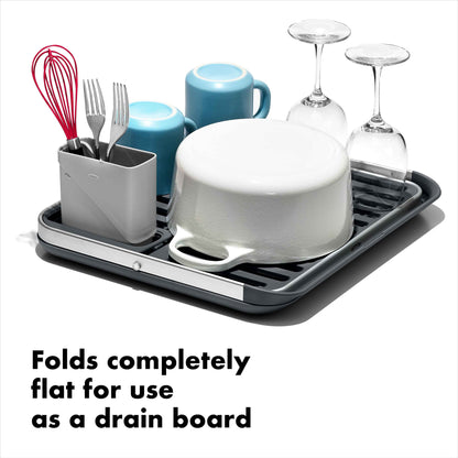 OXO Softworks Aluminum Folding Dish Rack