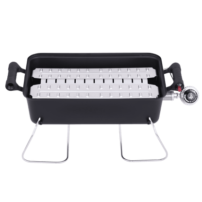 Charbroil 1-Burner Deluxe Portable Propane Gas Table Top Grill, Black - Home OXO