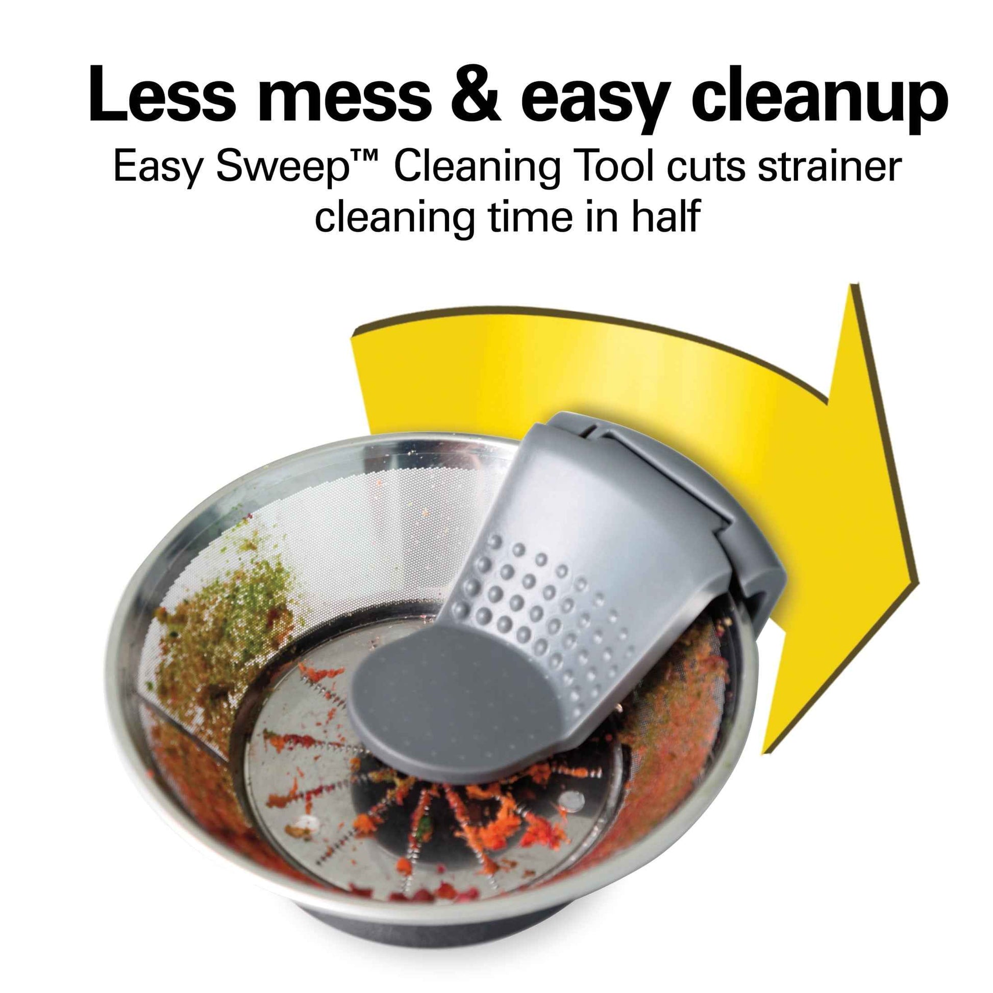 Hamilton Beach Big Mouth Easy Clean Juicer Machine for Fruits and Vegetables with Extra Large Chute,  Extractor de Jugos, Stainless Steel