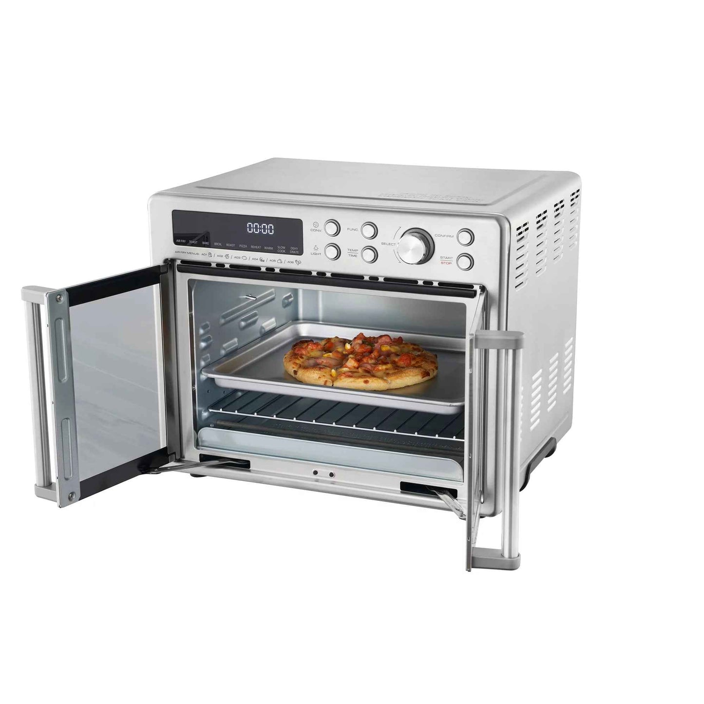 Farberware FW12-100024316 Brand 25L 6-Slice Toaster Oven with Air Fry French Door
