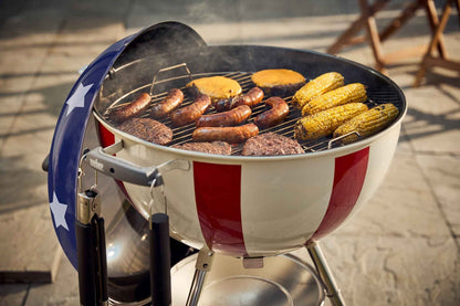 Weber 22" Star Spangled Charcoal Kettle Grill