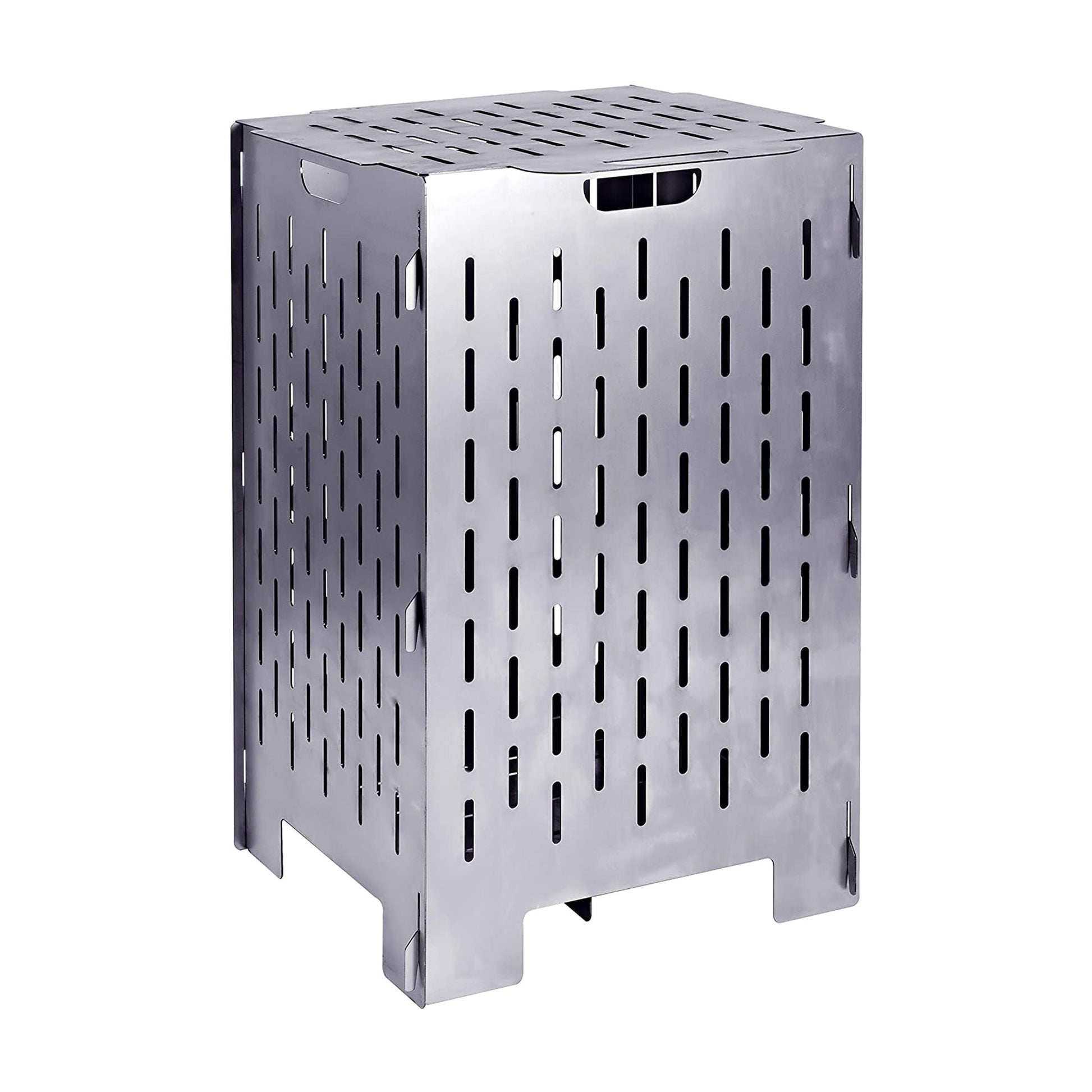 Yard Tuff YTF-202036BC 20 x 20 x 36 Inch Steel Burn Cage with Vent Holes, Gray - Home OXO
