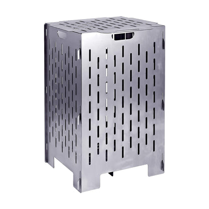 Yard Tuff YTF-202036BC 20 x 20 x 36 Inch Steel Burn Cage with Vent Holes, Gray - Home OXO