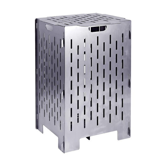 Yard Tuff YTF-202036BC 20 x 20 x 36 Inch Steel Burn Cage with Vent Holes, Gray - Home OXO