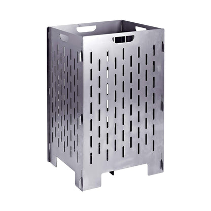 Yard Tuff YTF-202036BC 20 x 20 x 36 Inch Steel Burn Cage with Vent Holes, Gray - Home OXO