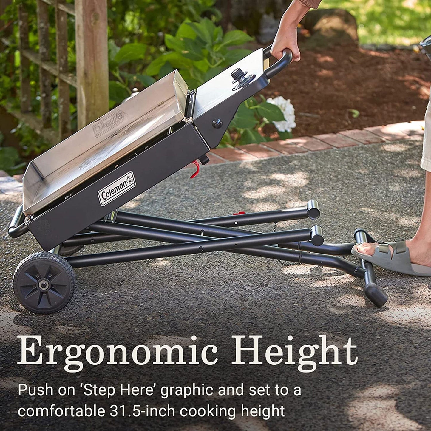 Coleman 19 Inch Road Tripping, Camping, and Tailgating Portable Propane Griddle - Home OXO