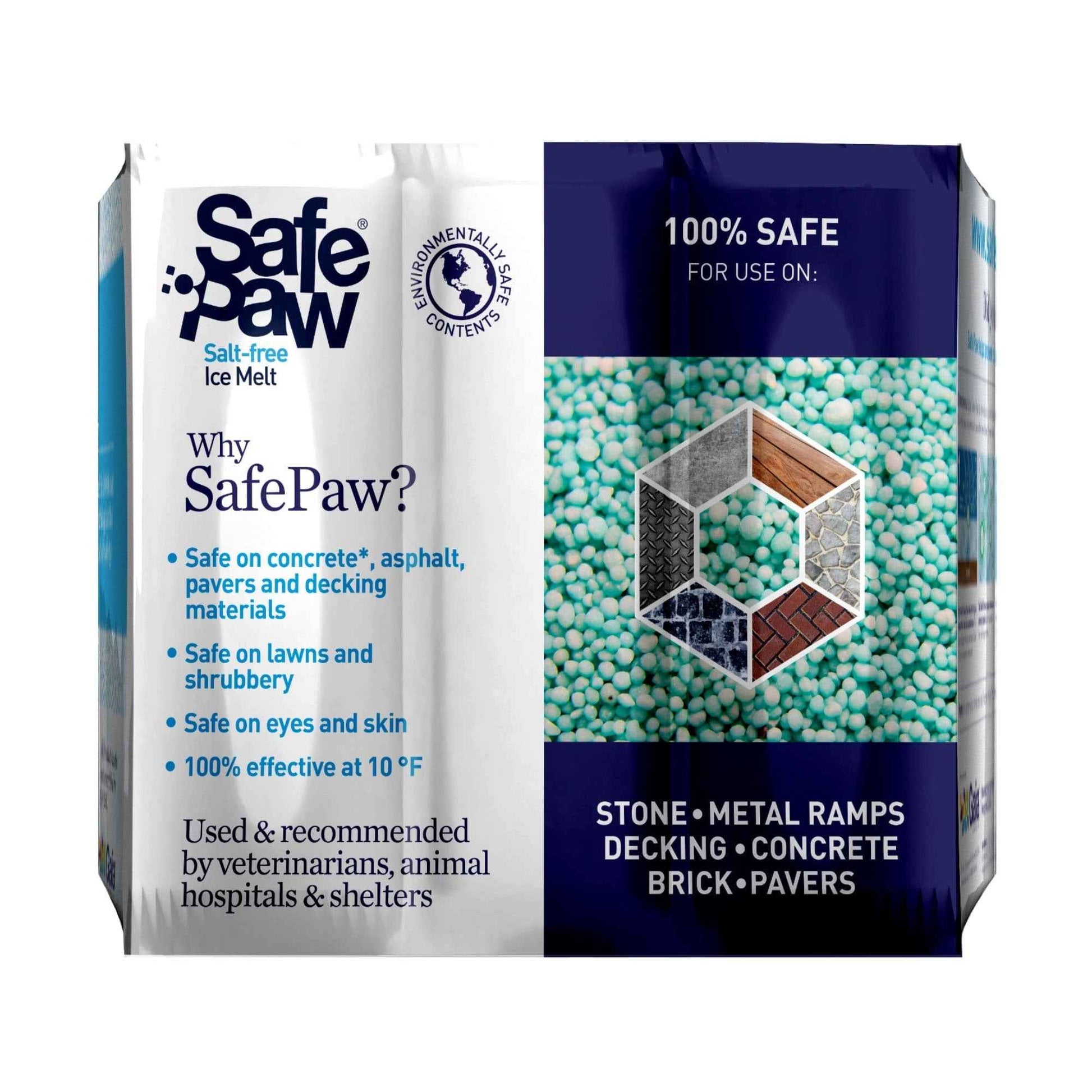 Safe Paw Pet Friendly Concrete Safe Salt Free Ice Melt, 22 Lbs (2 Pack)
