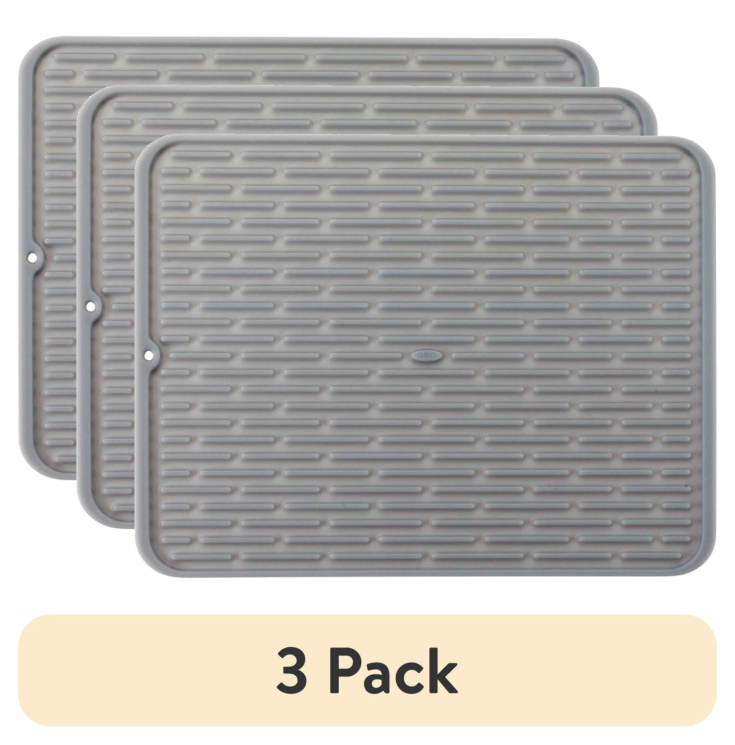(3 pack) OXO Softworks Large Silicone Drying Mat