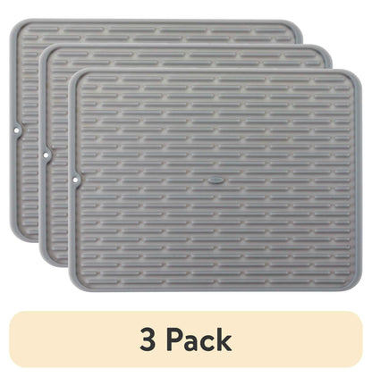 (3 pack) OXO Softworks Large Silicone Drying Mat