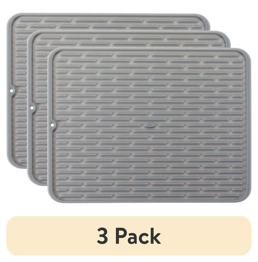 (3 pack) OXO Softworks Large Silicone Drying Mat