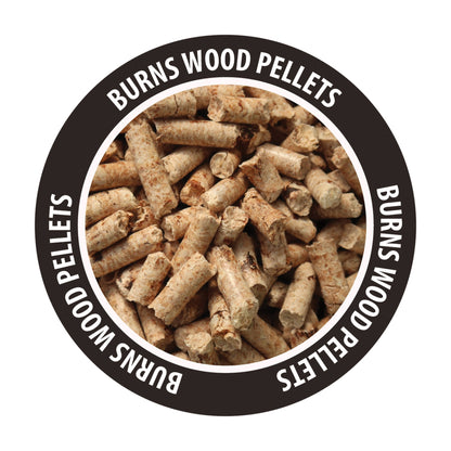 Flame Genie FG-16-SS 13.5 Inch Smoke Free Outdoor Fire Pit with Ash Pan, Steel - Home OXO