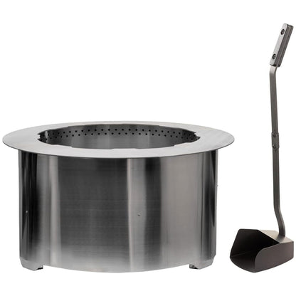 US Stove Company 31" Smokeless Stainless Steel Wood Burning Portable Fire Pit - Home OXO