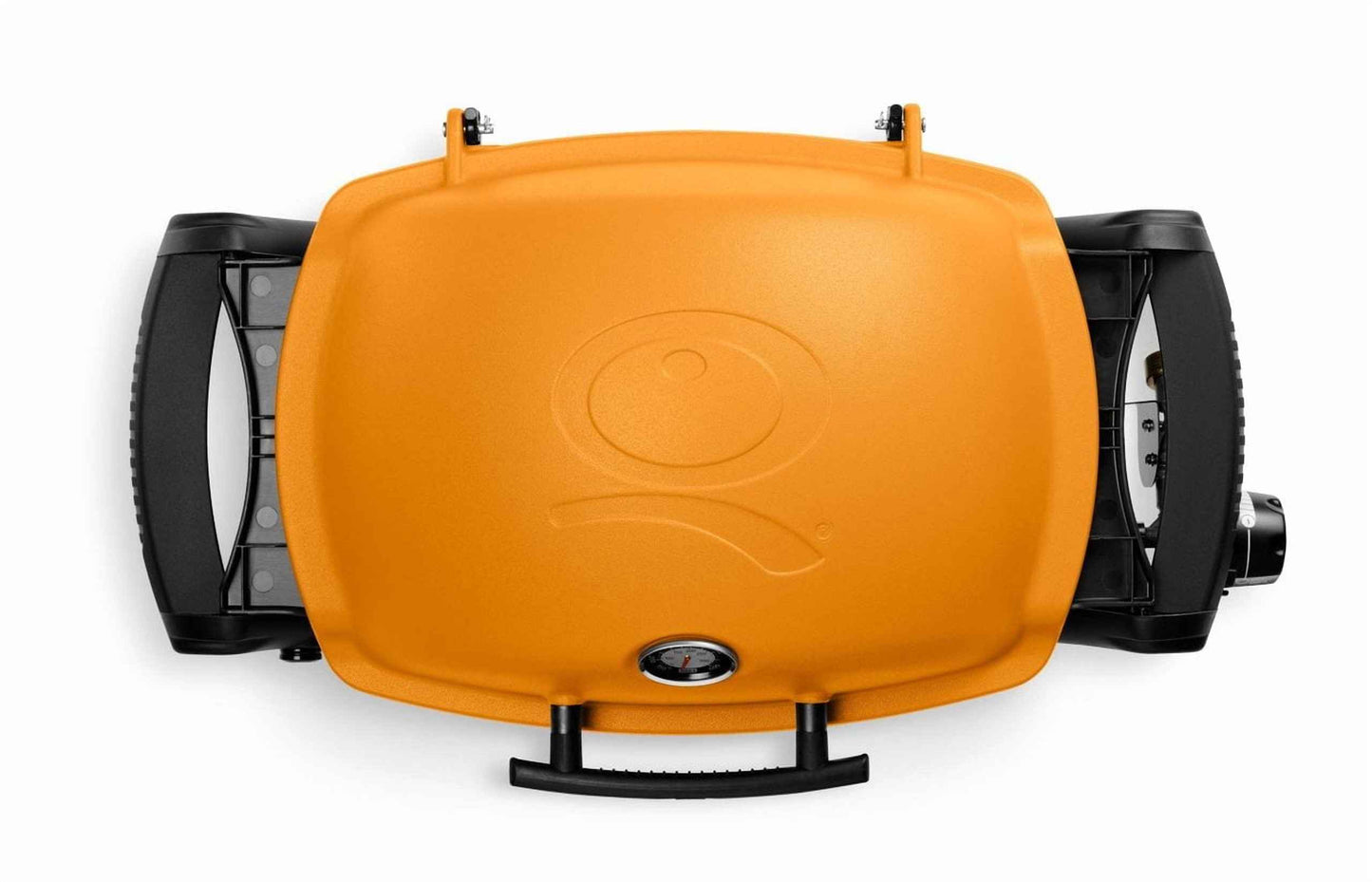 Weber Q 1200 Portable Single Burner Propane Gas Grill, Orange