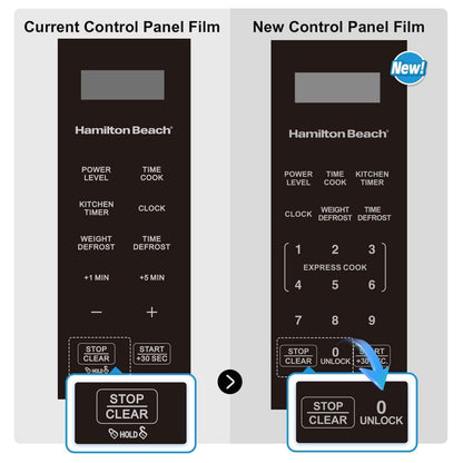 Hamilton Beach 1.6 Cu ft Sensor Cook Countertop Microwave Oven in Stainless Steel, New