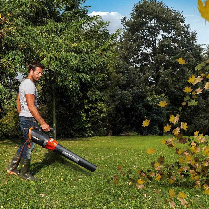 Worx WG520 Turbine600 20V 600 CFM Electric Handheld Corded Leaf Blower