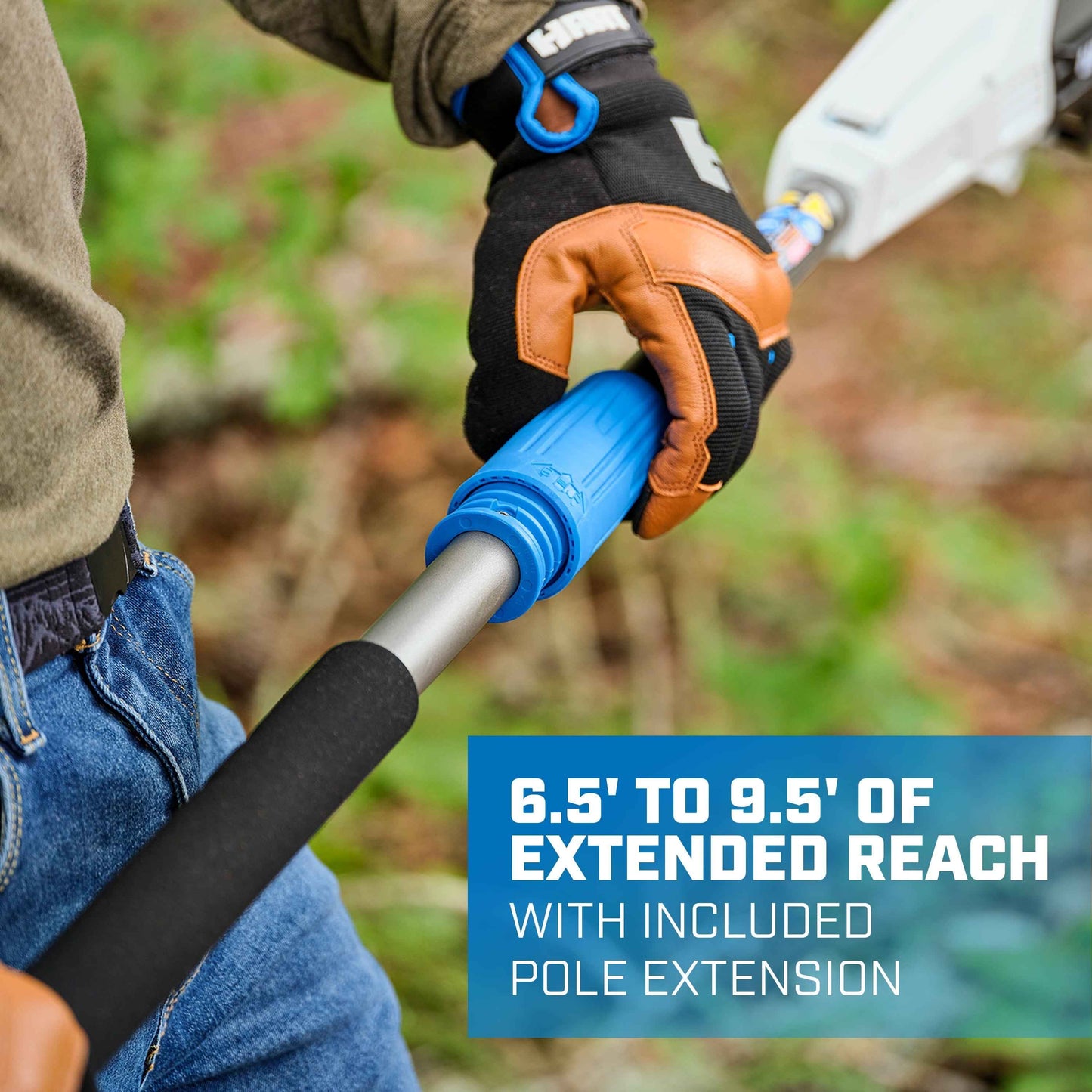 HART 20-Volt 8-Inch Pole Saw Kit, (1) 2.0 Ah Lithium Ion Battery