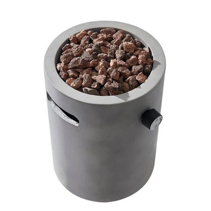 Four Seasons Courtyard 10,000 BTU 10 Inch Round Column Portable Gas Fire Pit - Home OXO