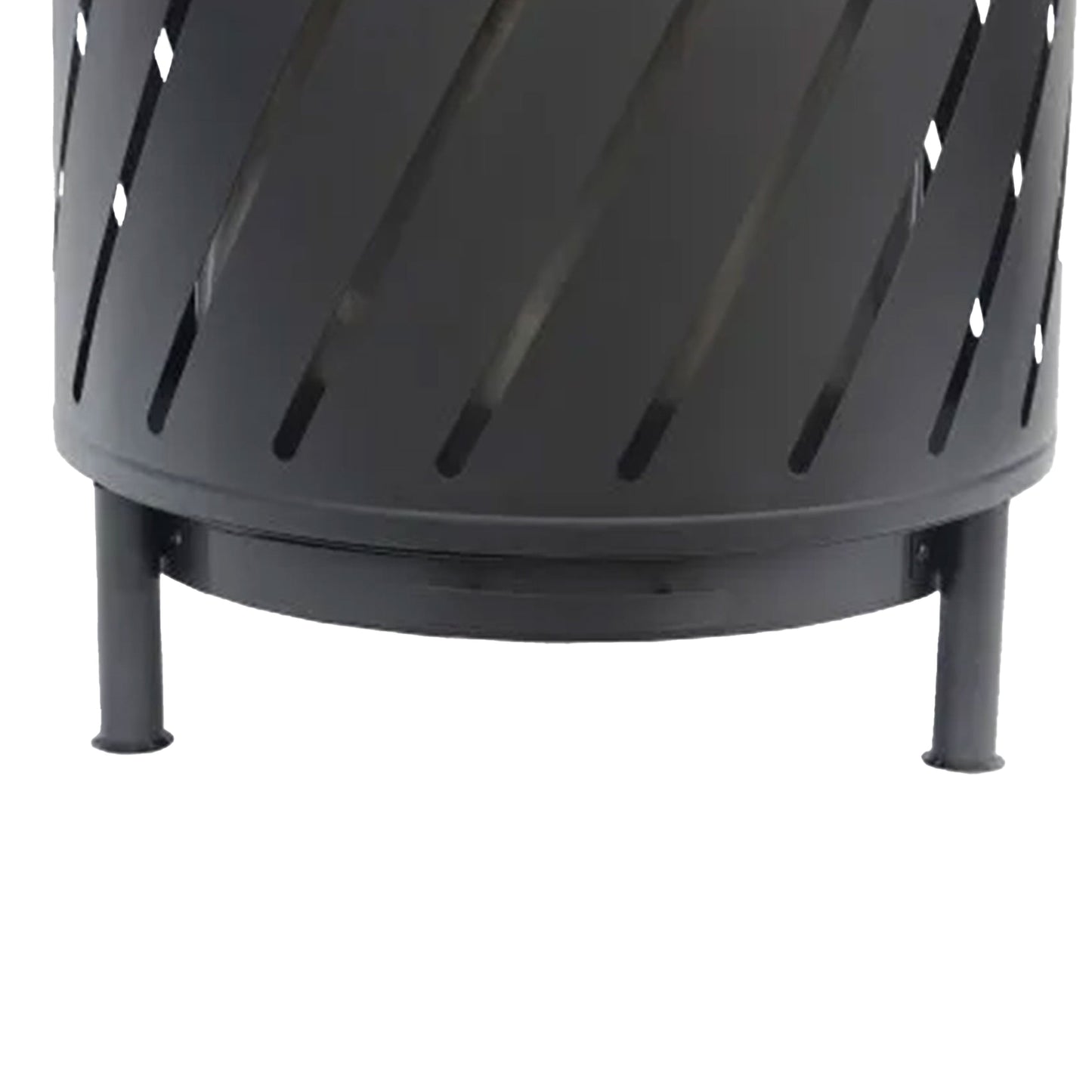 Four Seasons Courtyard 24" Round Steel Smokeless High Temperature Firepit, Black - Home OXO
