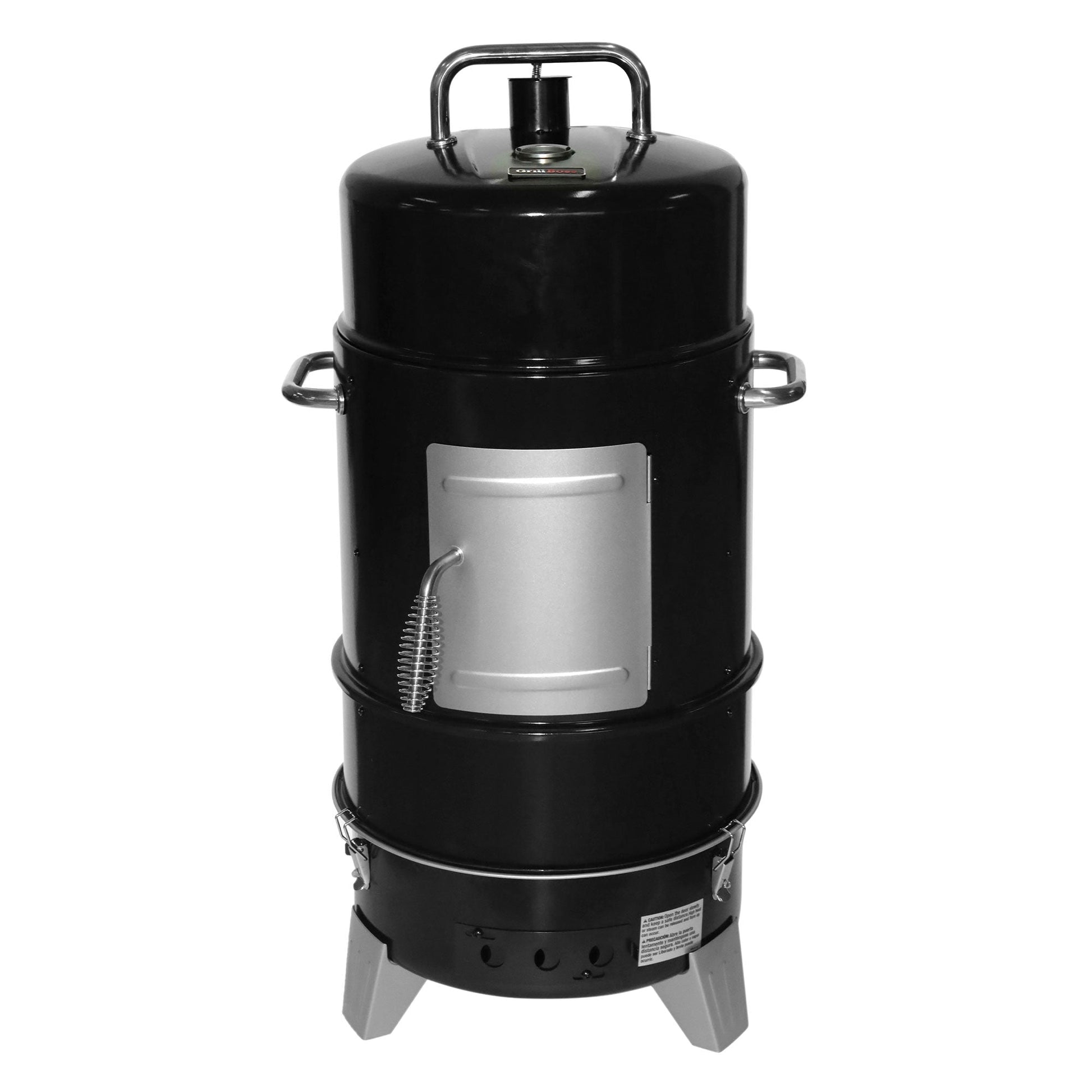 Grill Boss Vertical Charcoal Smoker, 4 Tier, 564 Square Inch Cooking Area, Black - Home OXO