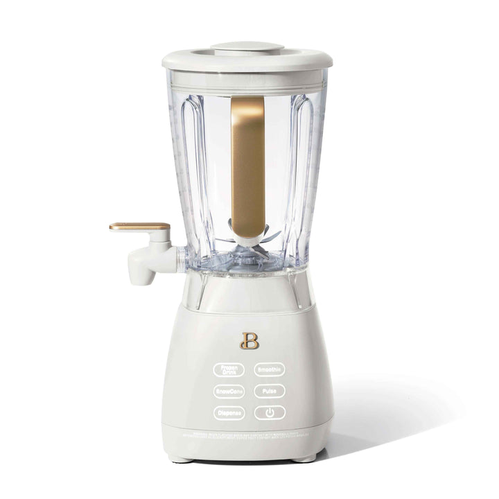 Beautiful Slush Crush 60 oz 4-Speed Frozen Drink Maker, White Icing by Drew Barrymore