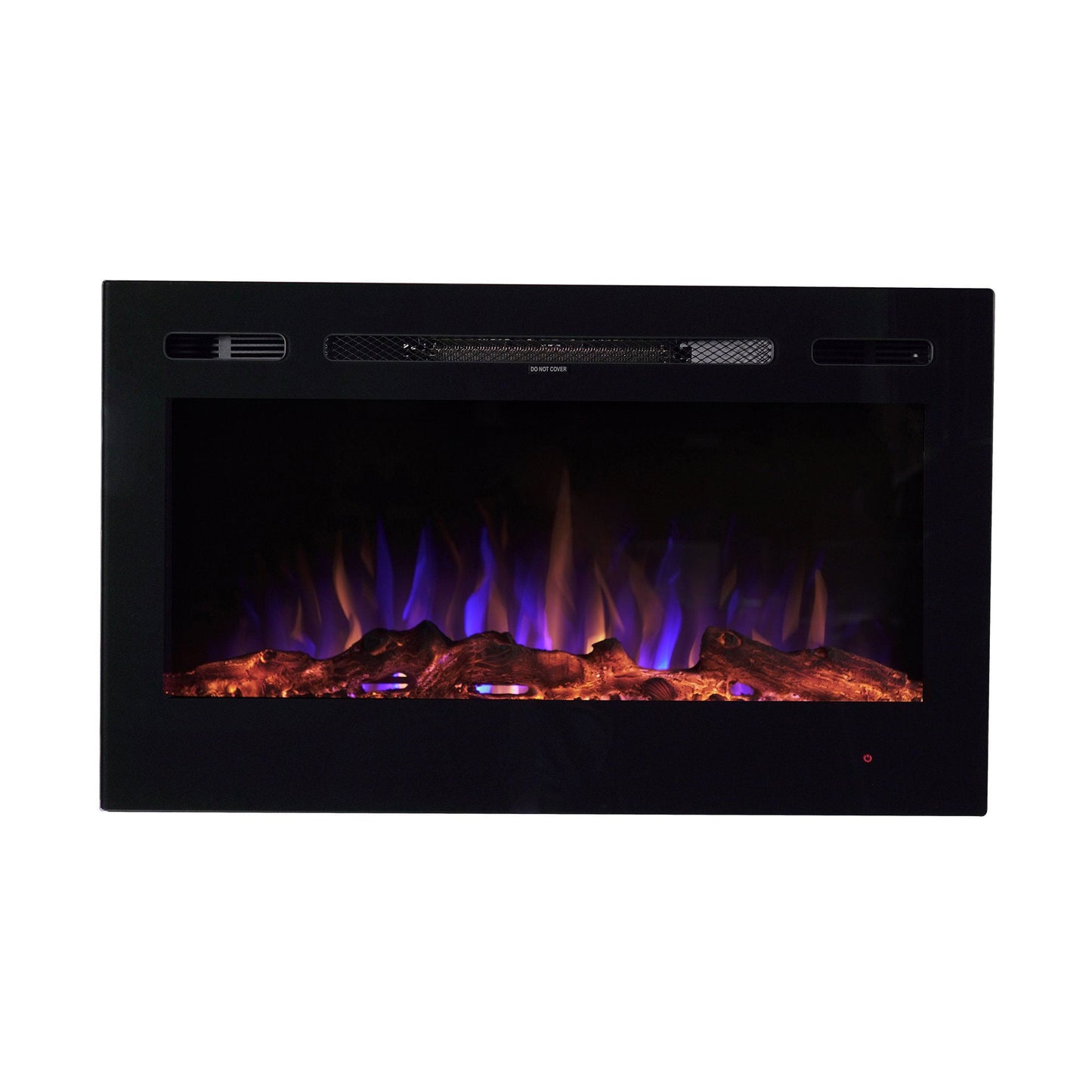 EdenBranch Electric Fireplace, Recessed or Wall Mount, Adjustable Heat, 36 Inch - Home OXO