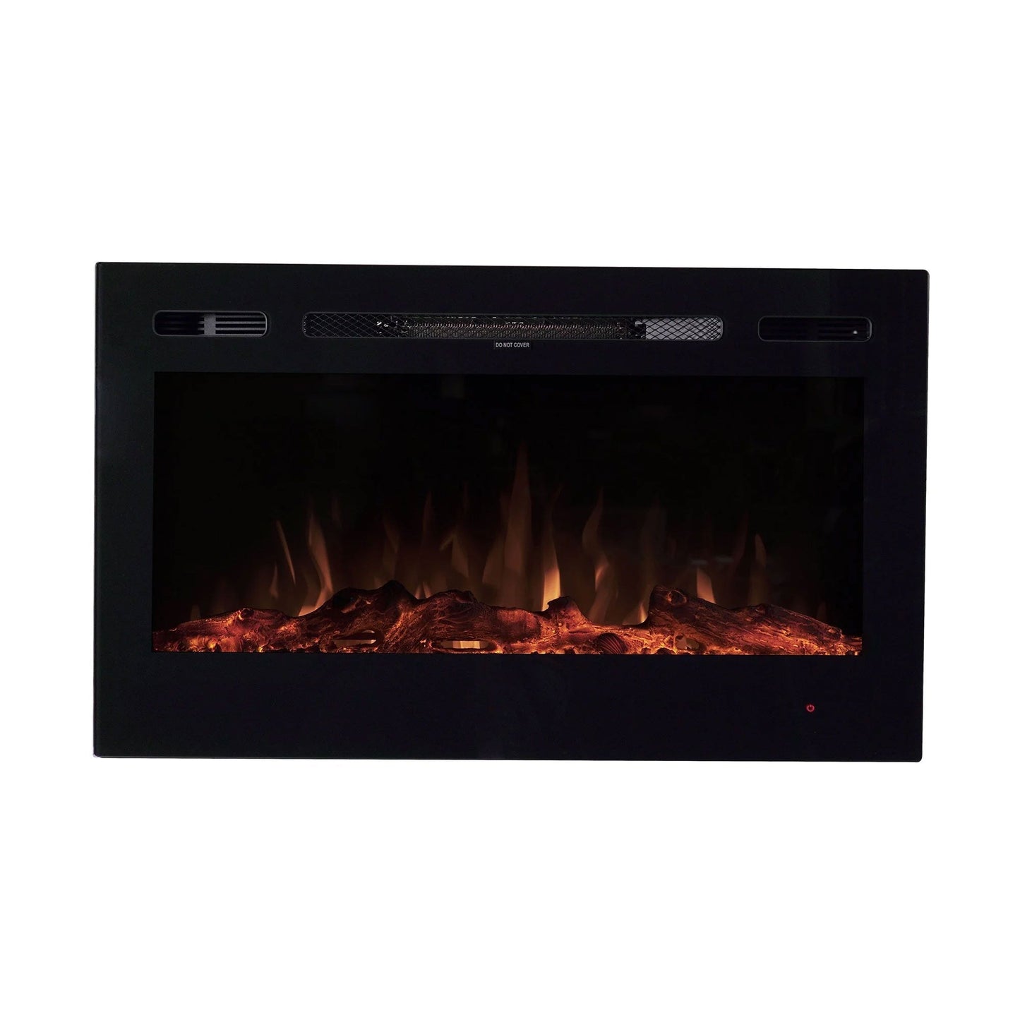 EdenBranch Electric Fireplace, Recessed or Wall Mount, Adjustable Heat, 36 Inch - Home OXO