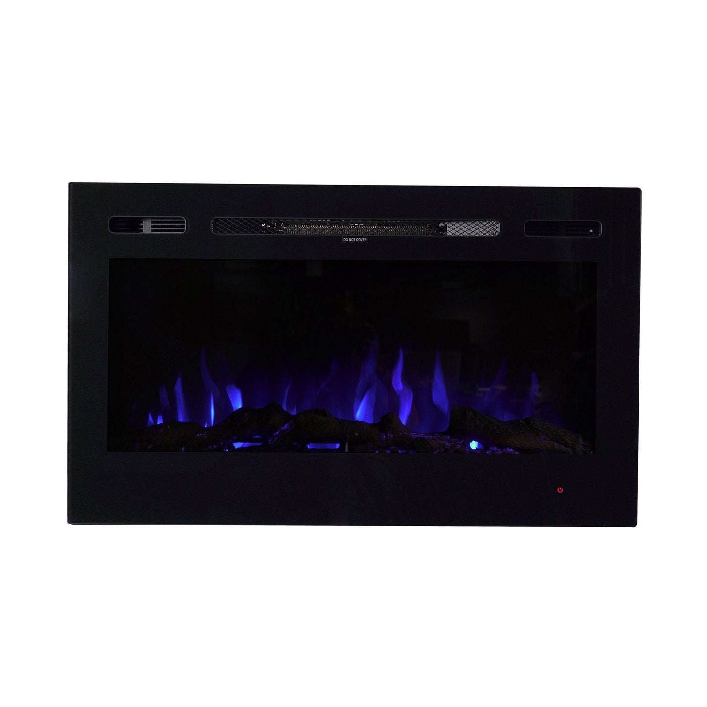 EdenBranch Electric Fireplace, Recessed or Wall Mount, Adjustable Heat, 36 Inch - Home OXO