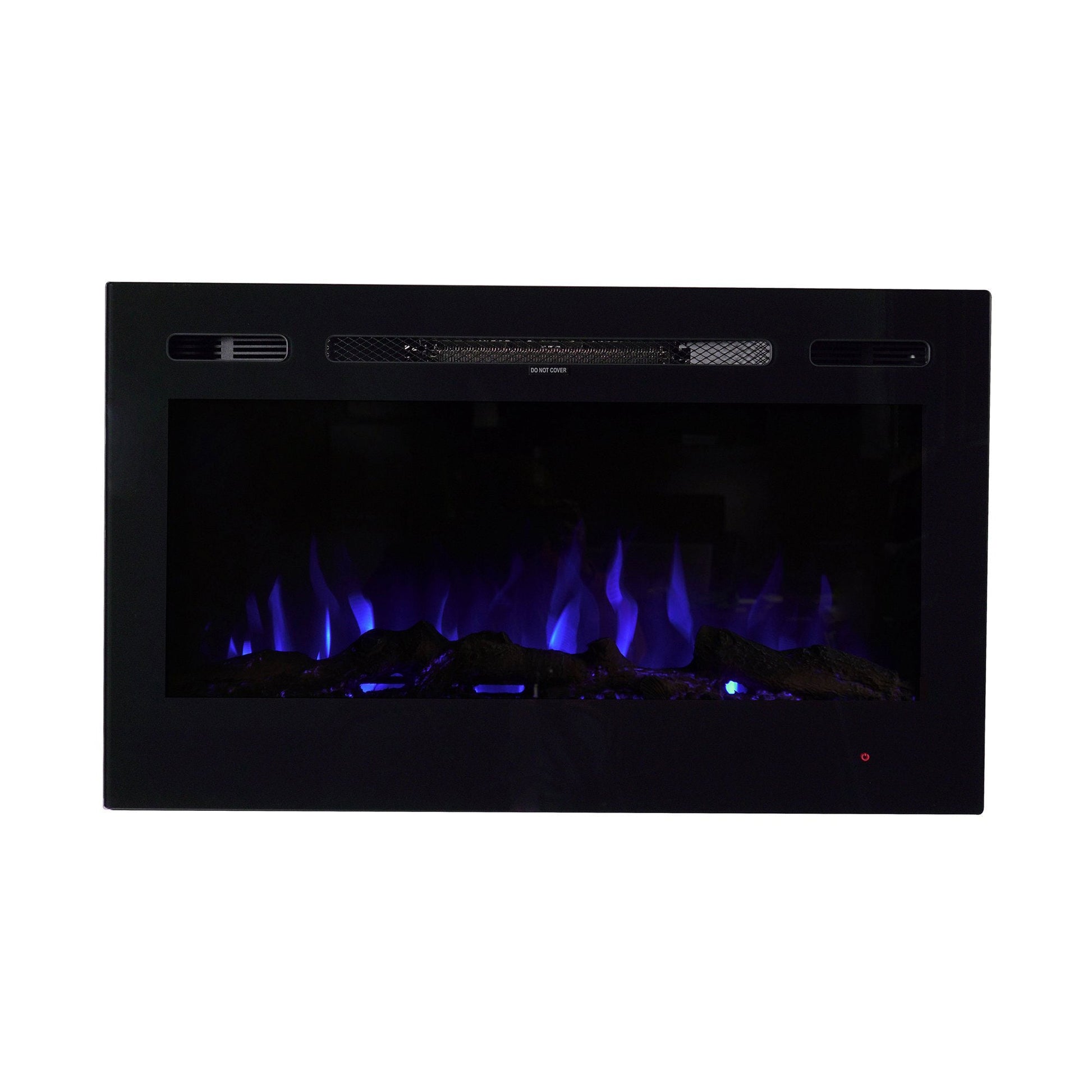 EdenBranch Electric Fireplace, Recessed or Wall Mount, Adjustable Heat, 36 Inch - Home OXO