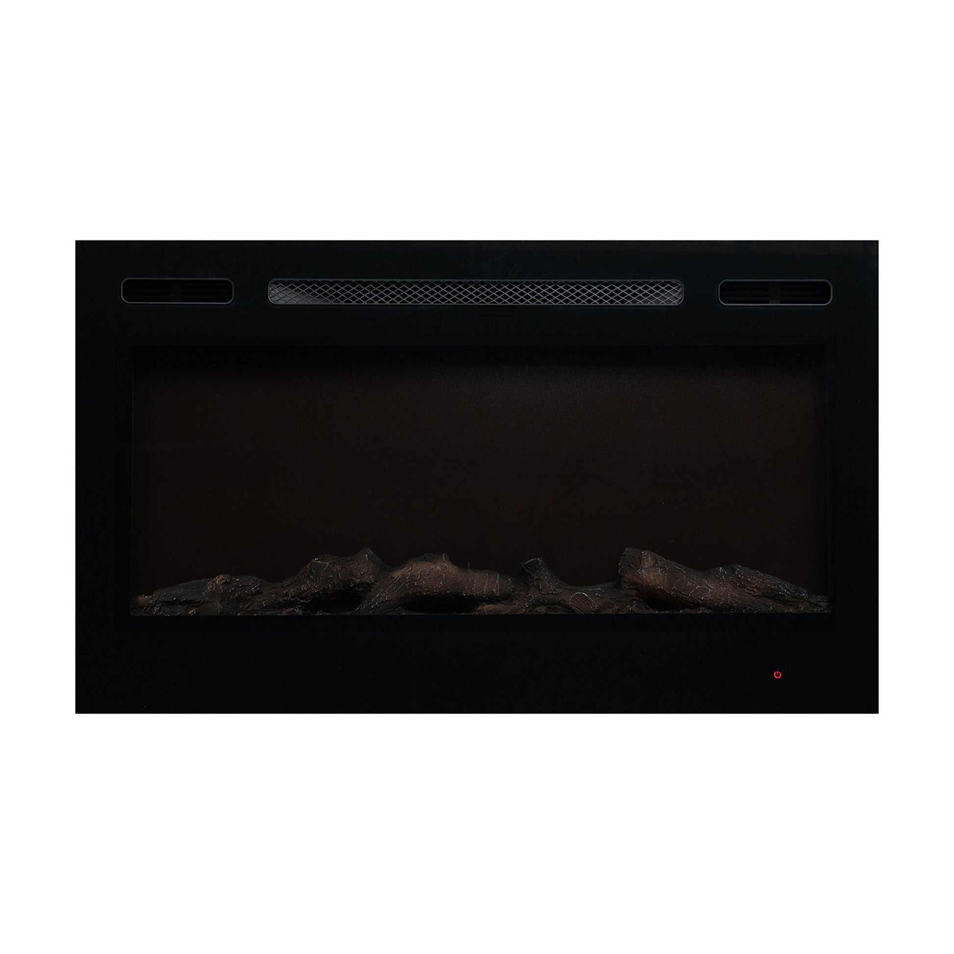 EdenBranch Electric Fireplace, Recessed or Wall Mount, Adjustable Heat, 36 Inch - Home OXO