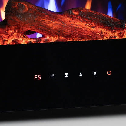 EdenBranch Electric Fireplace, Recessed or Wall Mount, Adjustable Heat, 36 Inch - Home OXO