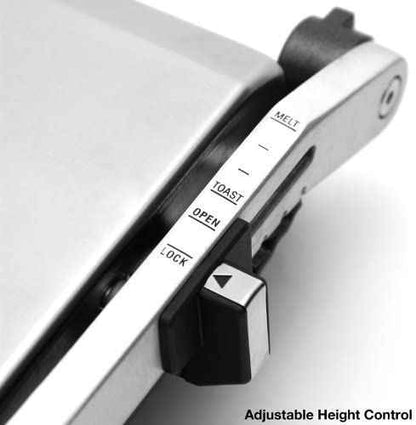 Breville Duo 1500-Watt Nonstick Panini Press – Silver