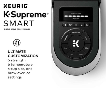 Keurig K-Supreme Smart Single Serve Coffee Maker - Black