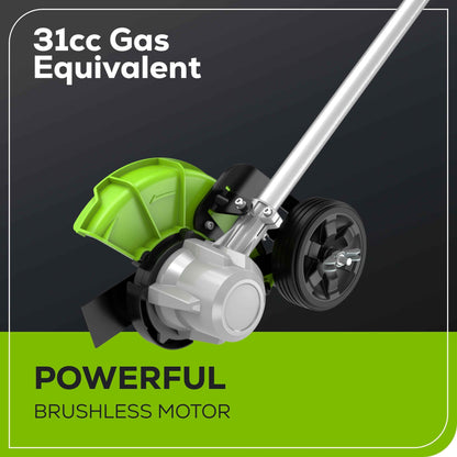 Greenworks 60V 8" Edger with (1) 2.5Ah Battery & Charger 2703302