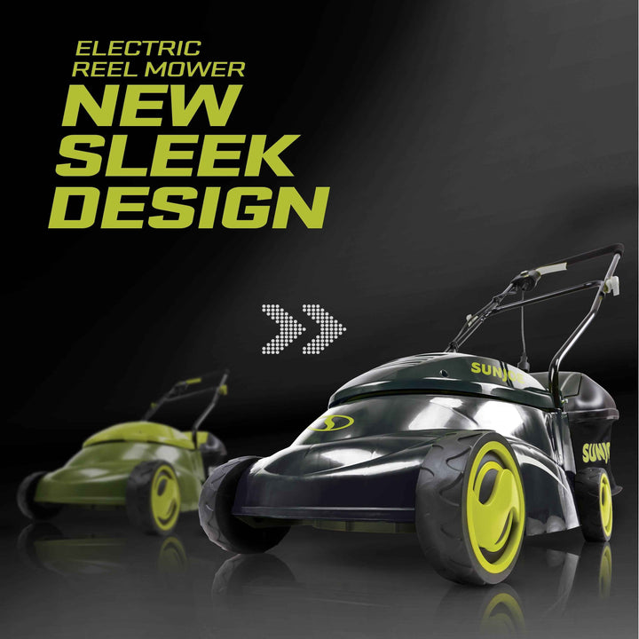 Sun Joe Electric 14-inch Walk-Behind Push Lawn Mower, 12-Amp, 3-Position