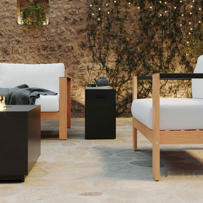 Better Homes & Gardens 42" Rectangle Gas Fire Pit, Black - Home OXO