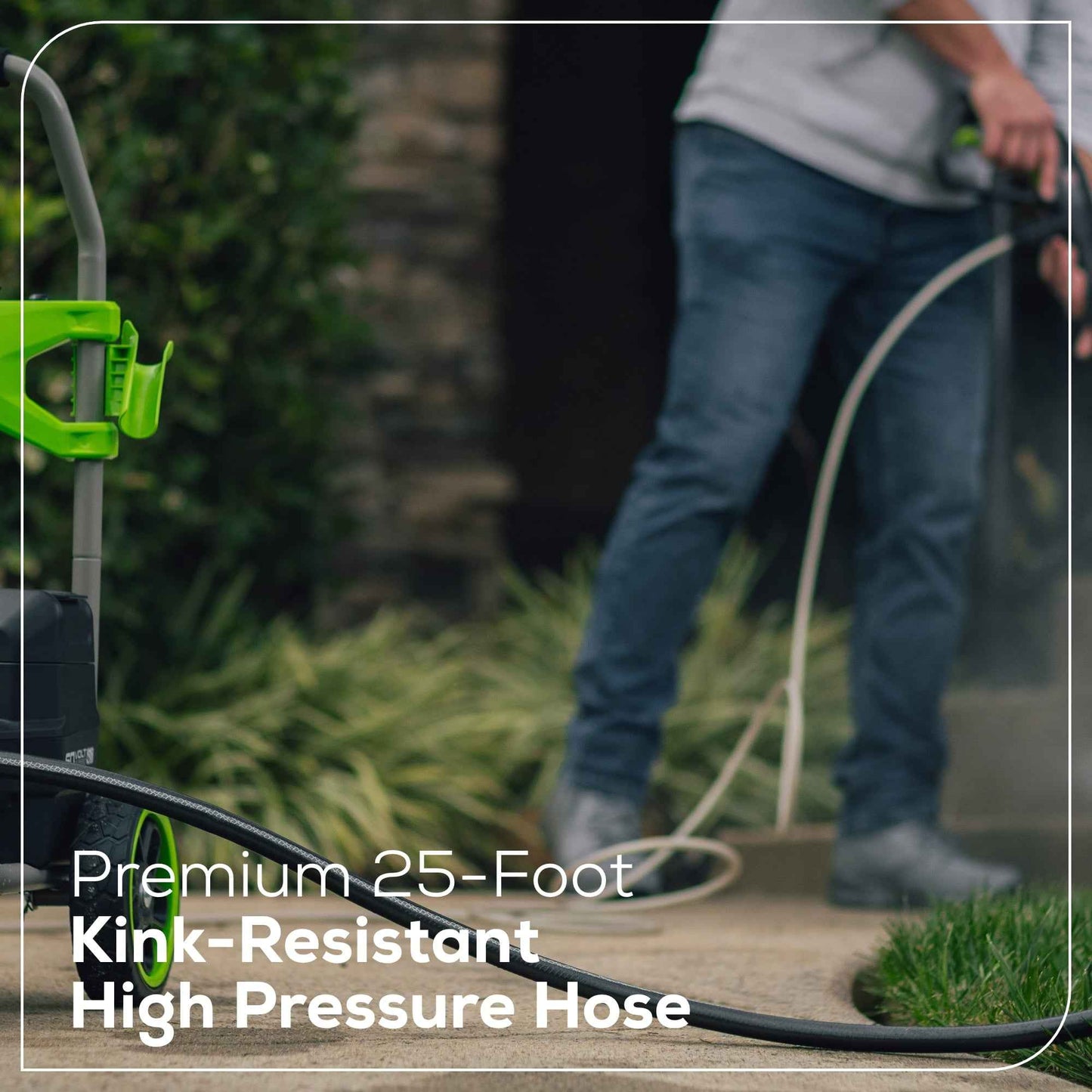 Greenworks Hybrid 60V 1800 PSI at 1.2 GPM Electric Cold Water Pressure Washer 5109402T